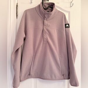 Burton Women's Light Purple Fleece Pullover